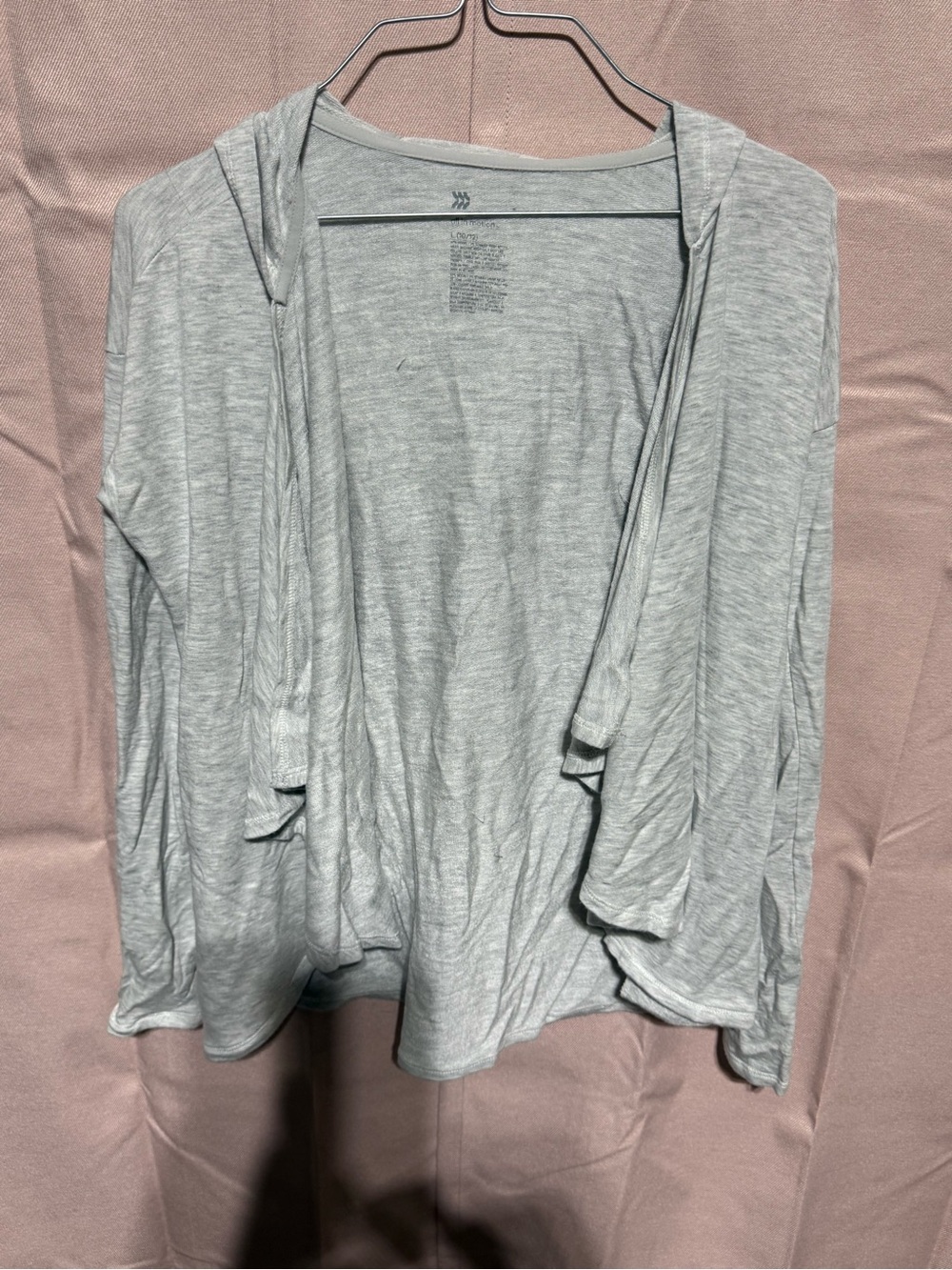 Girls all in motion hooded cardigan large
